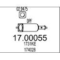 Filtre à particules (échappement) MTS - 17.00055