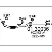 Front Silencer MTS - 01.30036