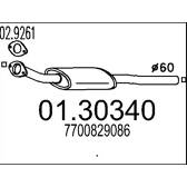 Front Silencer MTS - 01.30340