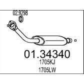 Front Silencer MTS - 01.34340