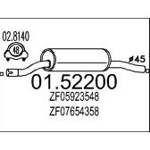 Front Silencer MTS - 01.52200