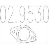 Gasket, exhaust pipe MTS - 02.9530