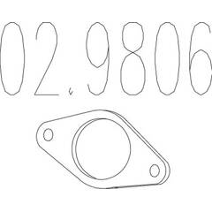 Joint d'étanchéité (tuyau d'échappement) MTS - 02.9806