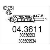 Katalysator MTS - 04.3611