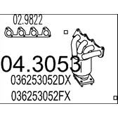 Manifold, exhaust system MTS - 04.3053
