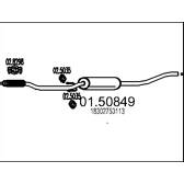 Middle Silencer MTS - 01.50849