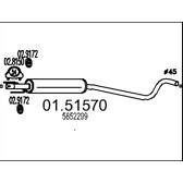 Middle Silencer MTS - 01.51570