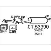 Middle Silencer MTS - 01.53390