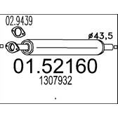 mittenljuddämpare MTS - 01.52160