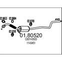 mittenljuddämpare MTS - 01.80520