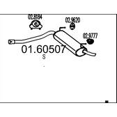 Silencieux Arrière Neuf Pour Fiat Panda 1.2 4x4 - Marque MTS, Réf. MTS-01.60978