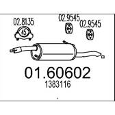 Pot échappement / Silencieux arrière MTS - 01.60602