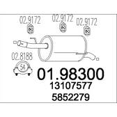 Pot échappement / Silencieux arrière MTS - 01.98300