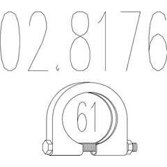 Raccord de tuyau (système d'échappement) MTS - 02.8176