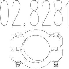 Raccord de tuyau (système d'échappement) MTS - 02.8281