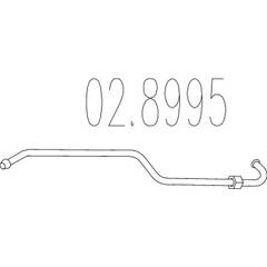 Raccord de tuyau (système d'échappement) MTS - 02.8995