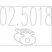 Rubber Buffer, muffler MTS - 02.5018