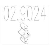 Rubber Buffer, muffler MTS - 02.9024