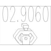 Rubber Buffer, muffler MTS - 02.9060