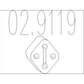 Rubber Buffer, muffler MTS - 02.9119