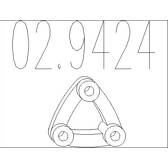 Rubber Buffer, muffler MTS - 02.9424