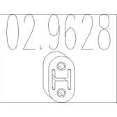 Rubber Buffer, muffler MTS - 02.9628