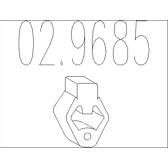 Rubber Buffer, muffler MTS - 02.9685