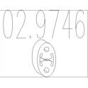 Rubber Buffer, muffler MTS - 02.9746