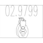 Rubber Buffer, muffler MTS - 02.9799
