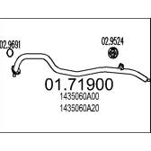 Rura wydechowa MTS - 01.71900
