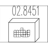 Silencer fitting kit MTS - 02.8451