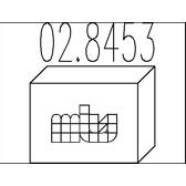 Silencer fitting kit MTS - 02.8453