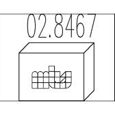 Silencer fitting kit MTS - 02.8467