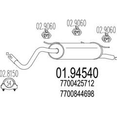 Silencieux arrière MTS - 01.94540