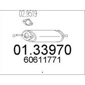 Silencieux avant MTS - 01.33970