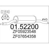Silencieux avant MTS - 01.52200