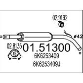 Silencieux intermédiaire MTS - 01.51300