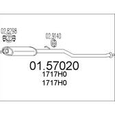 Silencieux intermédiaire MTS - 01.57020