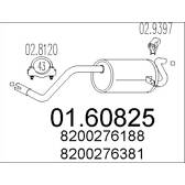 Silenziatore posteriore MTS - 01.60825