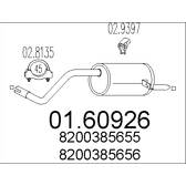 Silenziatore posteriore MTS - 01.60926