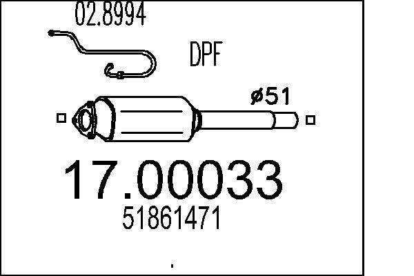 Soot/Particulate Filter, exhaust system