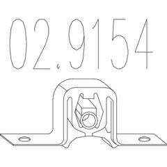 Support (amortisseur) MTS - 02.9154