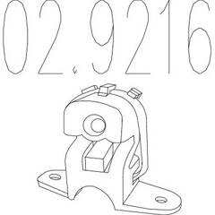 Support (amortisseur) MTS - 02.9216