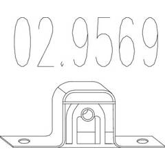 Support (amortisseur) MTS - 02.9569