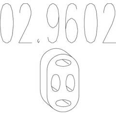 Support (amortisseur) MTS - 02.9602