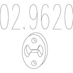 Support (amortisseur) MTS - 02.9620