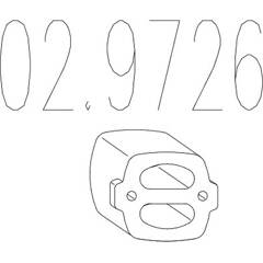 Support (amortisseur) MTS - 02.9726