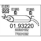 Tłumik końcowy MTS - 01.93220
