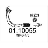 Tubo de escape MTS - 01.10055