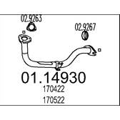 Tubo de escape MTS - 01.14930